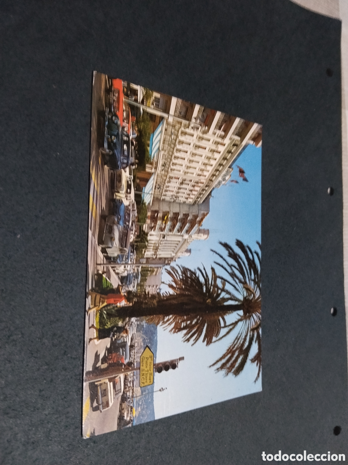 Postales: Postal Niza,se&ntilde;al calle V&iacute;ctor Hugo