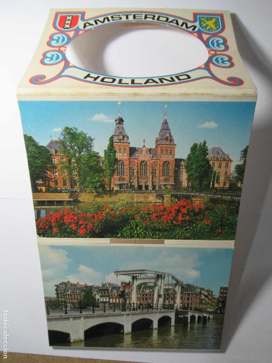 Postales: Bloc Amsterdam Holland - 8 postales en acorde&oacute;n