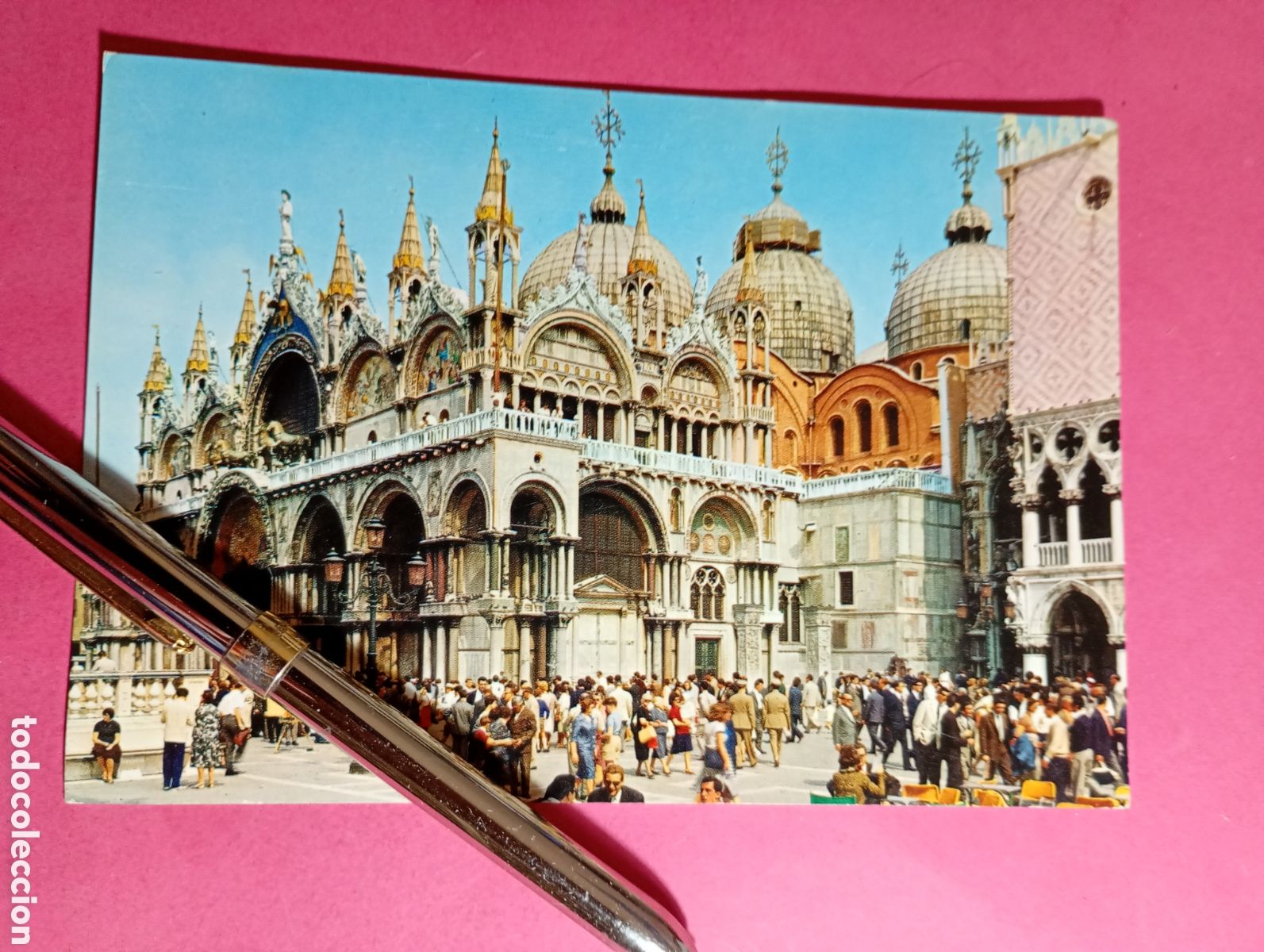 Postales: VENECIA ITALIA ITALY ''BASILICA DE SAN MAURO'' COLOR, S/C, en italiano