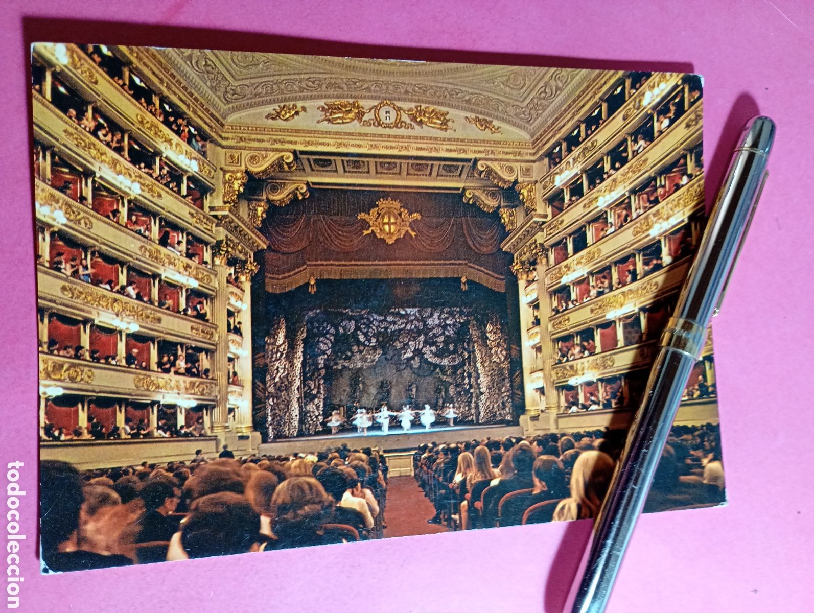 Postales: MILAN MILANO ITALIA ITALY ''INTERIOR' TEATRO DE LA SCALA' COLOR, S/C, en italiano