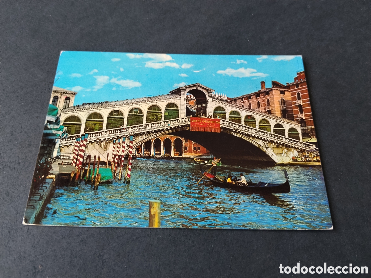 Postales: Postal Venecia puente rialto