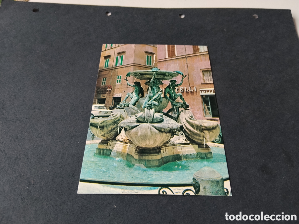 Postales: Postal Roma fuente de tortoise