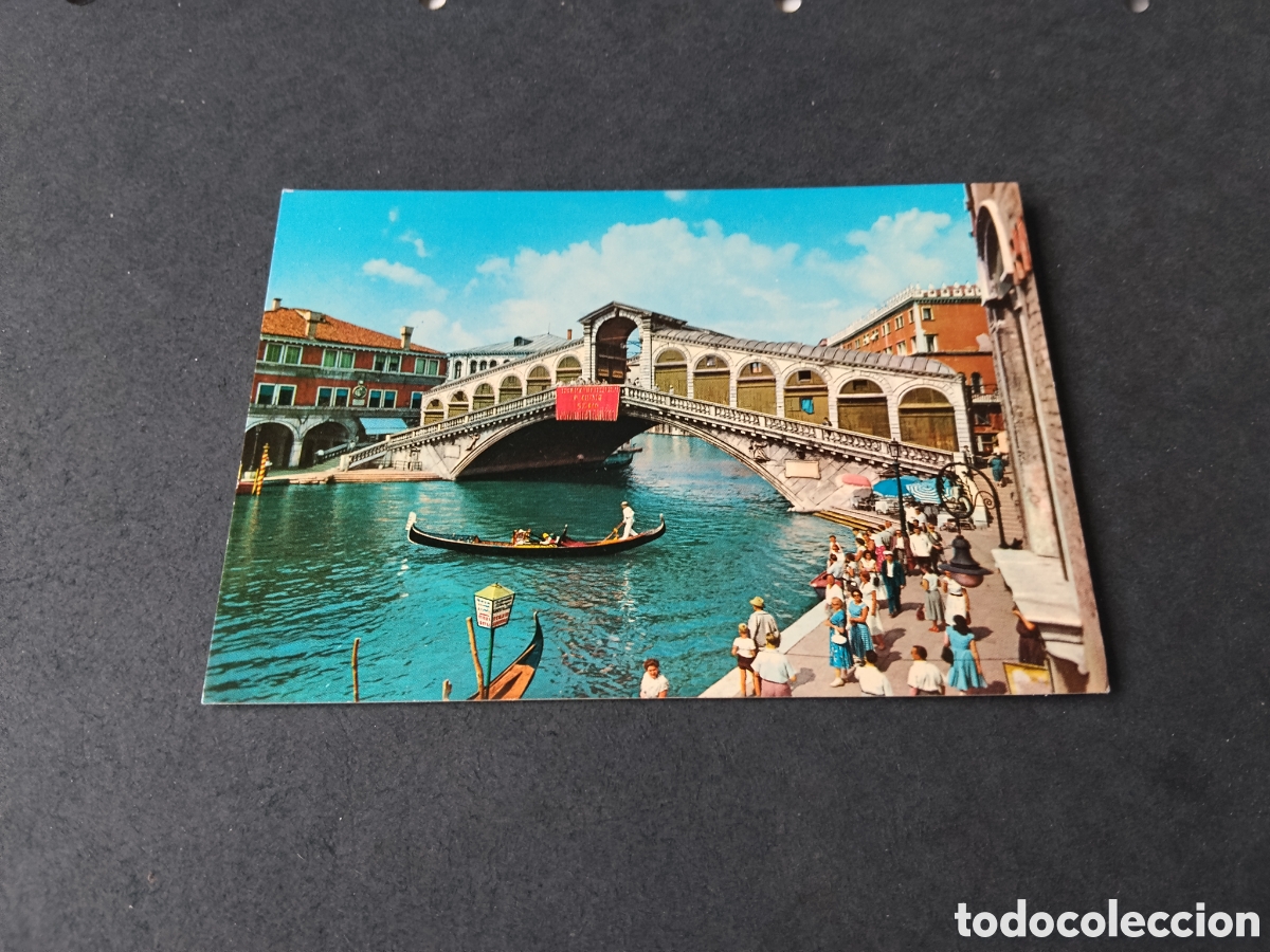Postales: Postal Venecia puente rialto