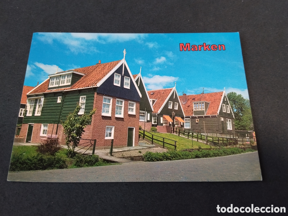 Postales: Postal casas t&iacute;picas Marken, Holanda