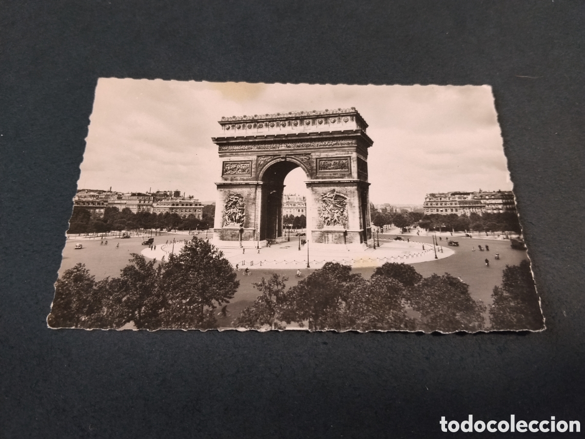 Postales: Postal Par&iacute;s Arco del Triunfo