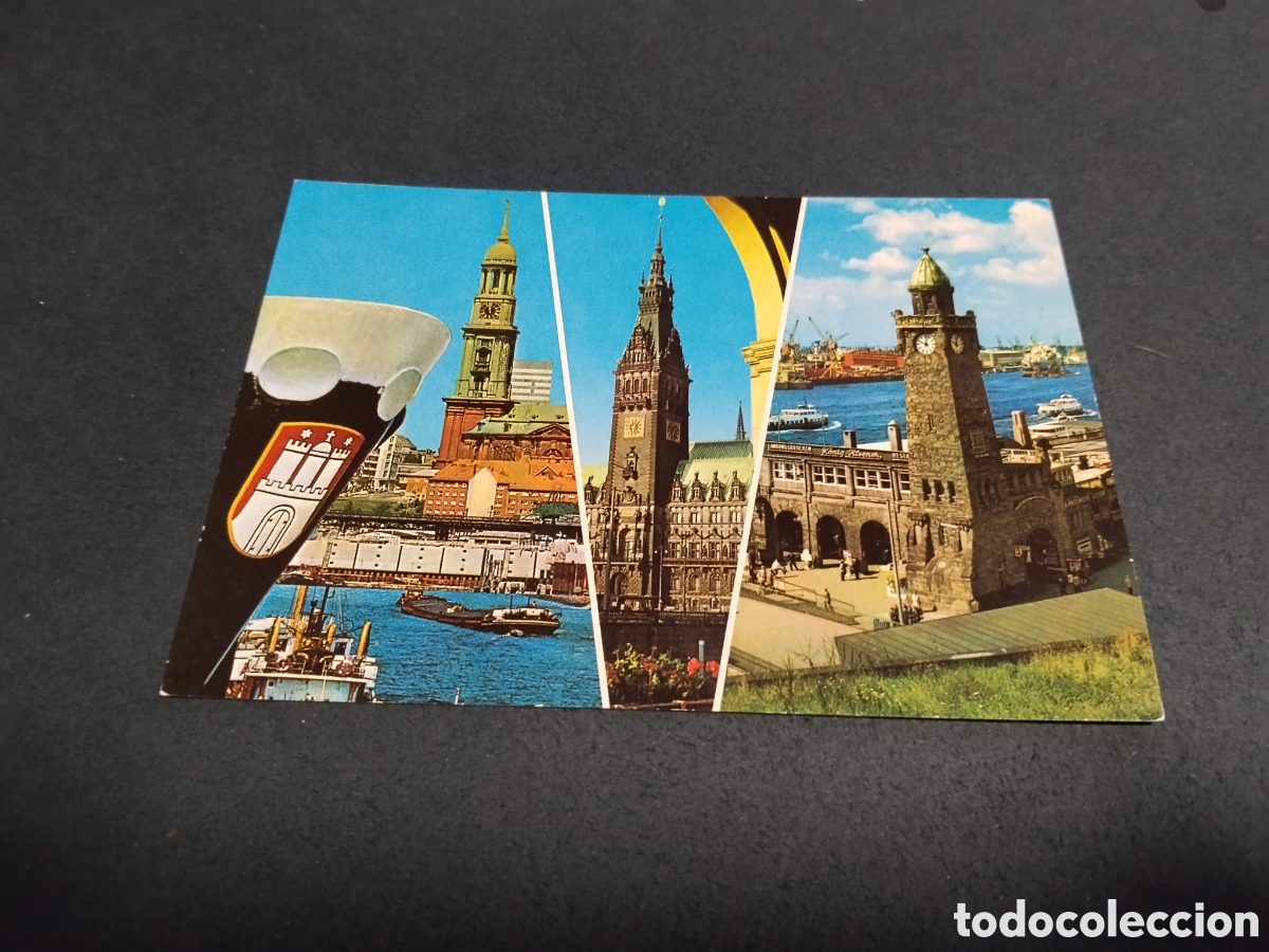 Postales: Postal Hamburgo panor&aacute;mica