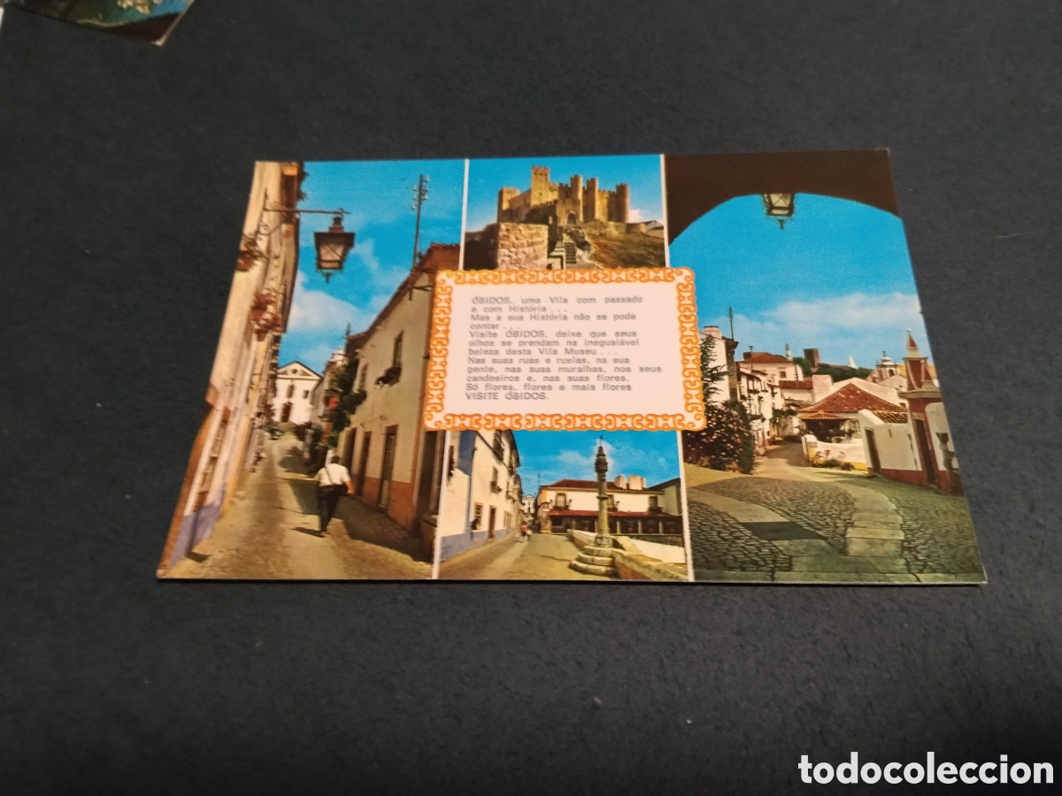 Postales: Postal &Oacute;bidos panor&aacute;mica Portugal
