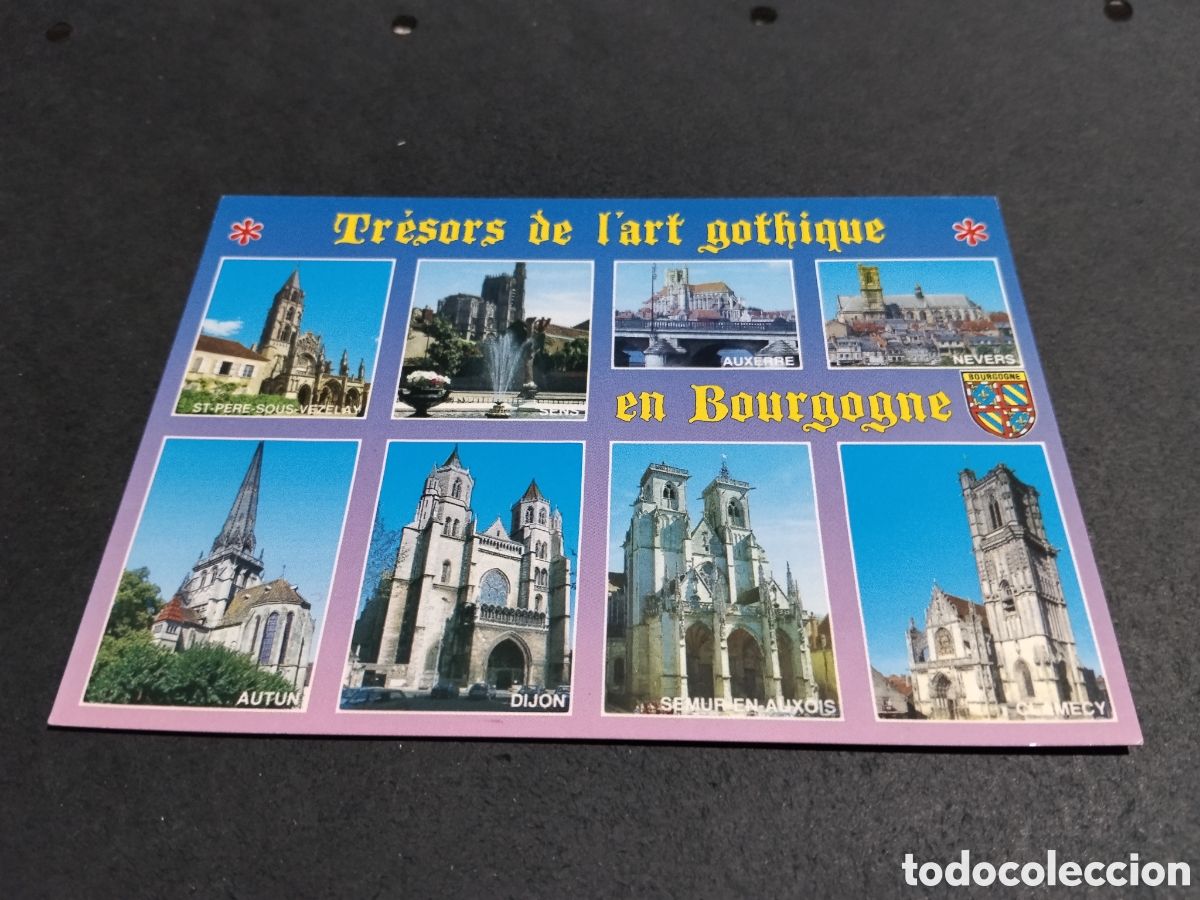 Postales: Postal tesoros del arte g&oacute;tico en Bourgogne