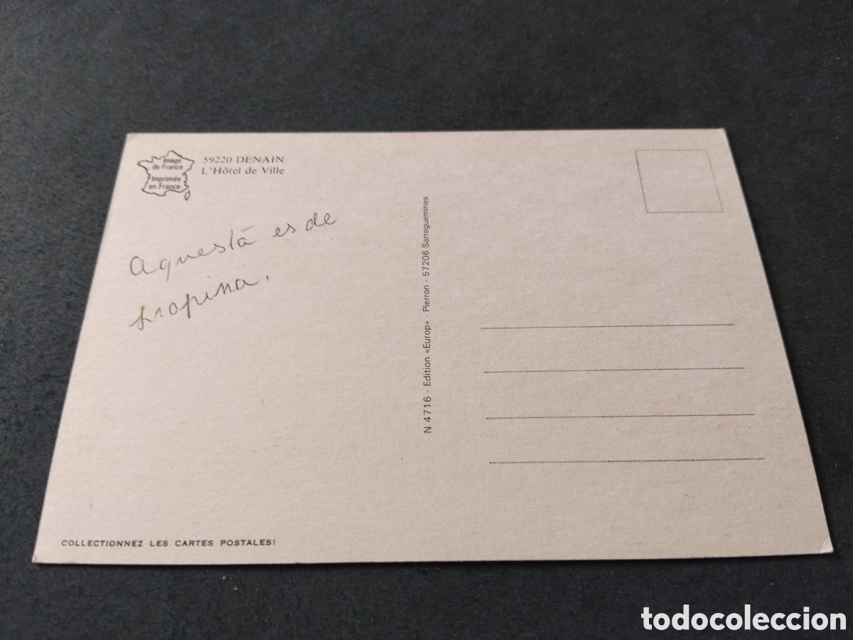 Postales: Postal Denain ayuntamiento - Foto 2