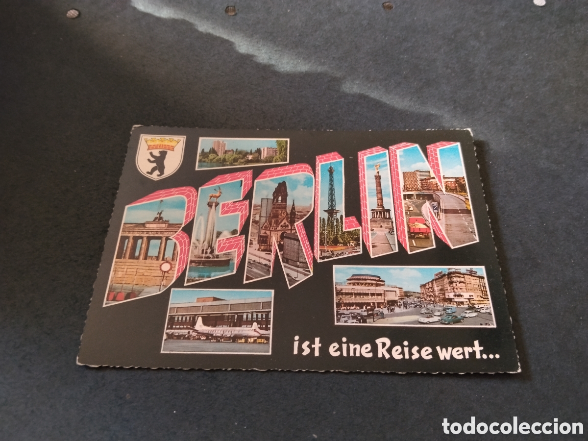 Postales: Postal Berl&iacute;n panor&aacute;mica aeropuerto etc
