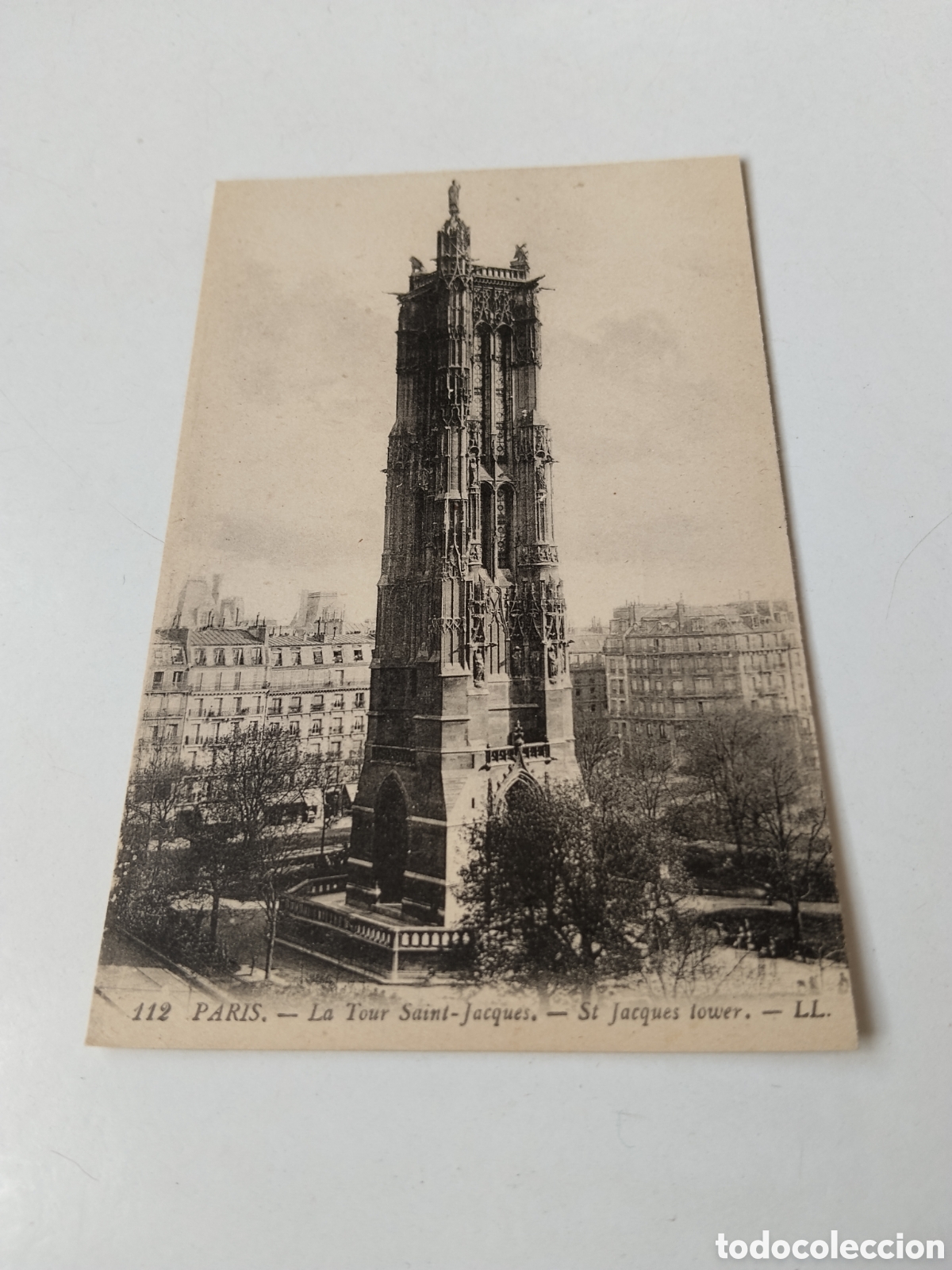 Postales: Postal antigua Paris la tour Saint Jacques