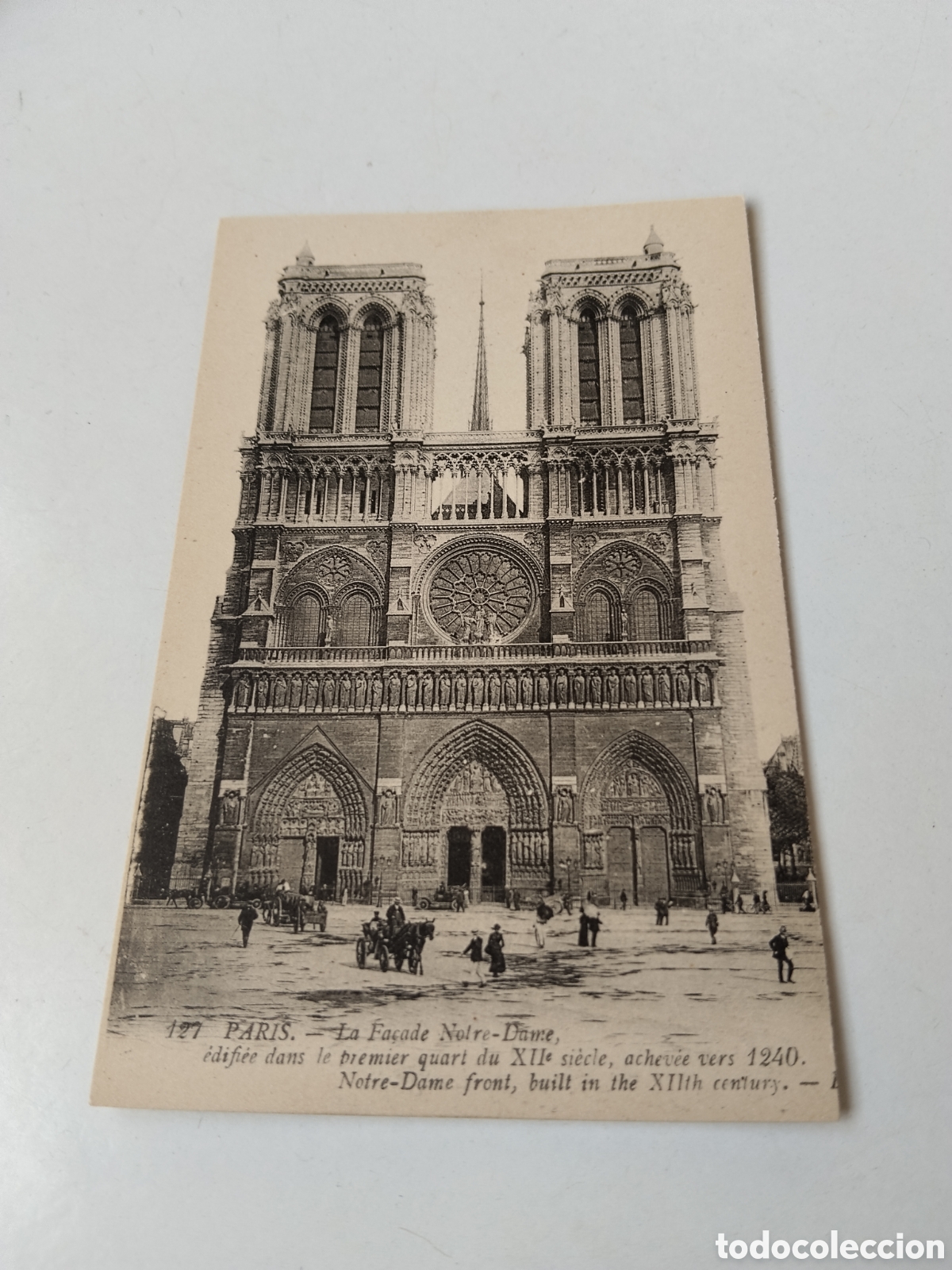 Postales: Postal antigua Paris notre dame