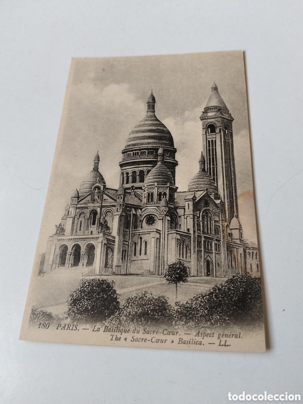 Postales: Postal Par&iacute;s La Bas&iacute;lica