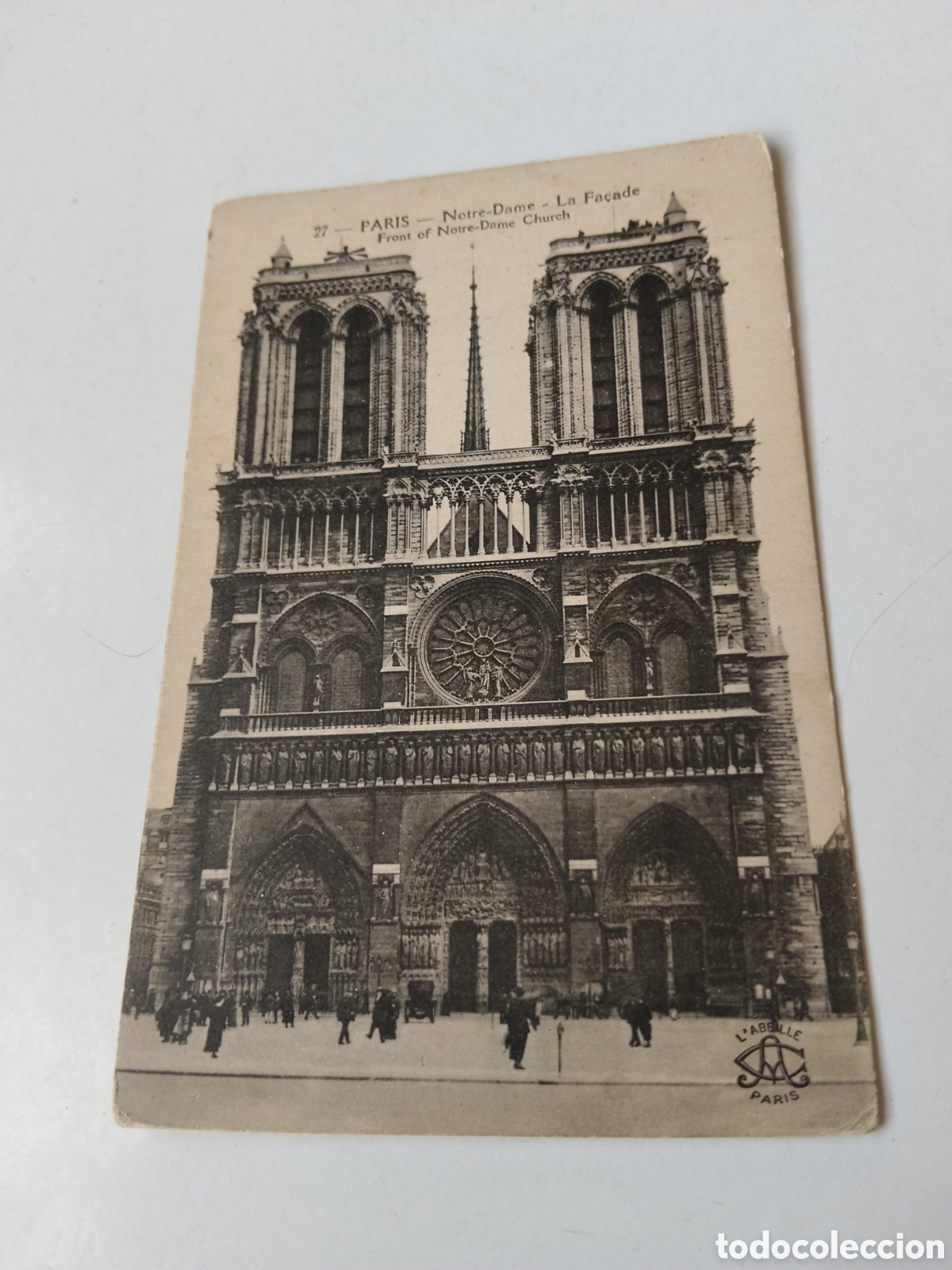 Postales: Postal antigua Paris notre dame