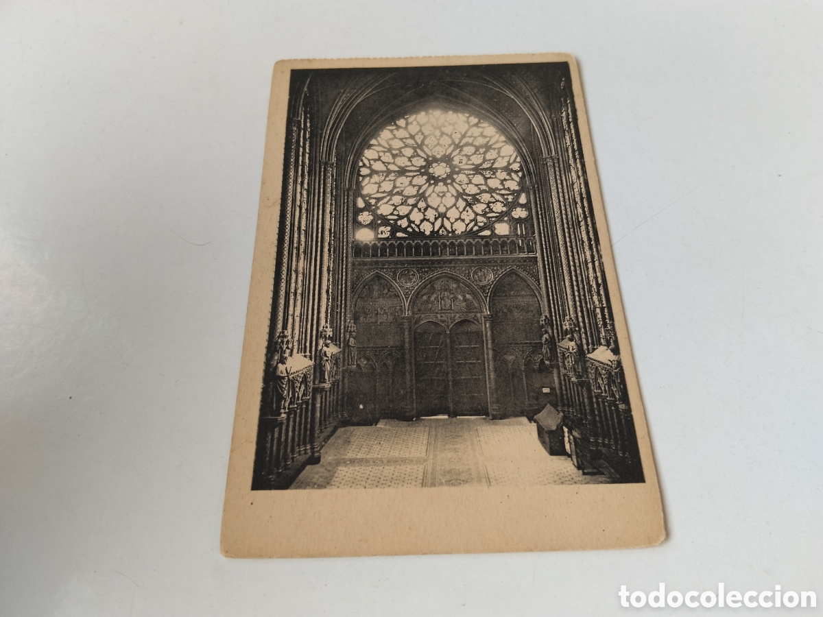 Postales: Postal antigua Paris interior capilla