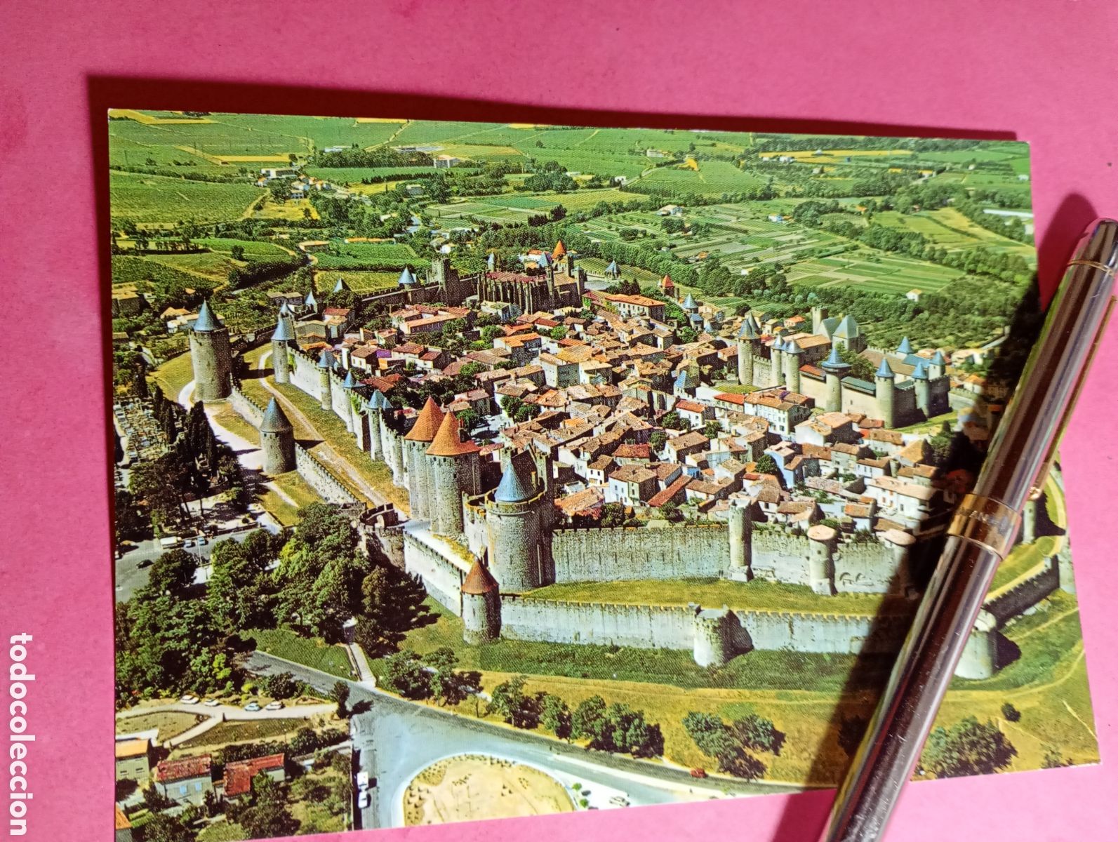 Postales: CARCASONNE FRANCIA FRANCE COLOR CIRCULADA (MURALLAS MEDIEVALES) detalles en fotos
