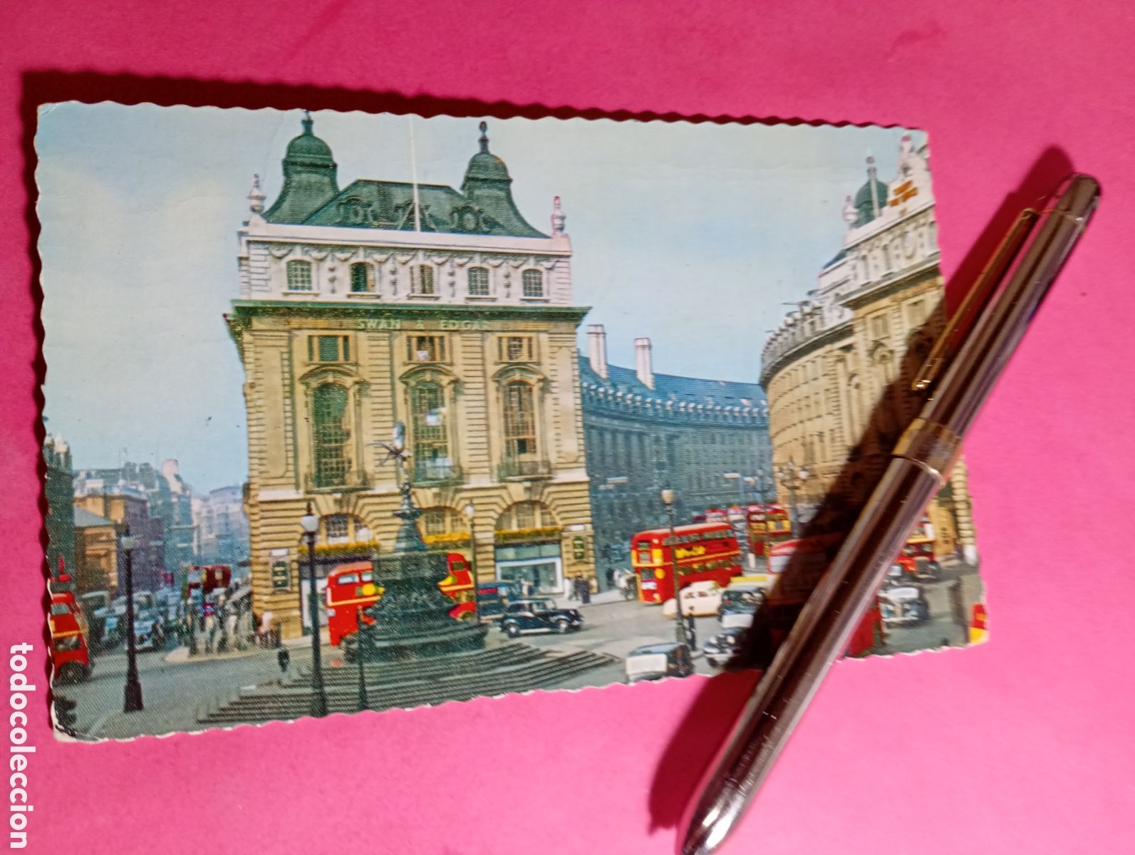 Postales: LONDON LONDRES ''PICCADILLY CIRCUS'' ENGLAND U.K. INGLATRRA COLOR CIRCULADA detlles en fotos