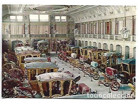 Postales: ASPECTO DO SALAO DOS COCHES.- MUSEU NACIONAL DOS COCHES, LISBOA / PORTUGAL