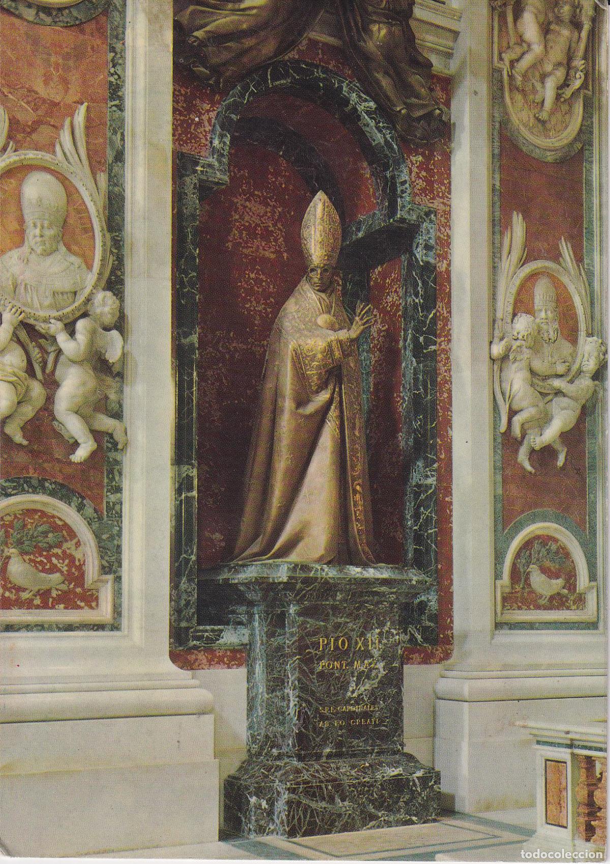 Postales: ITALIA, VATICANO, MONUMENTO A PIO XII - CIRCULADA