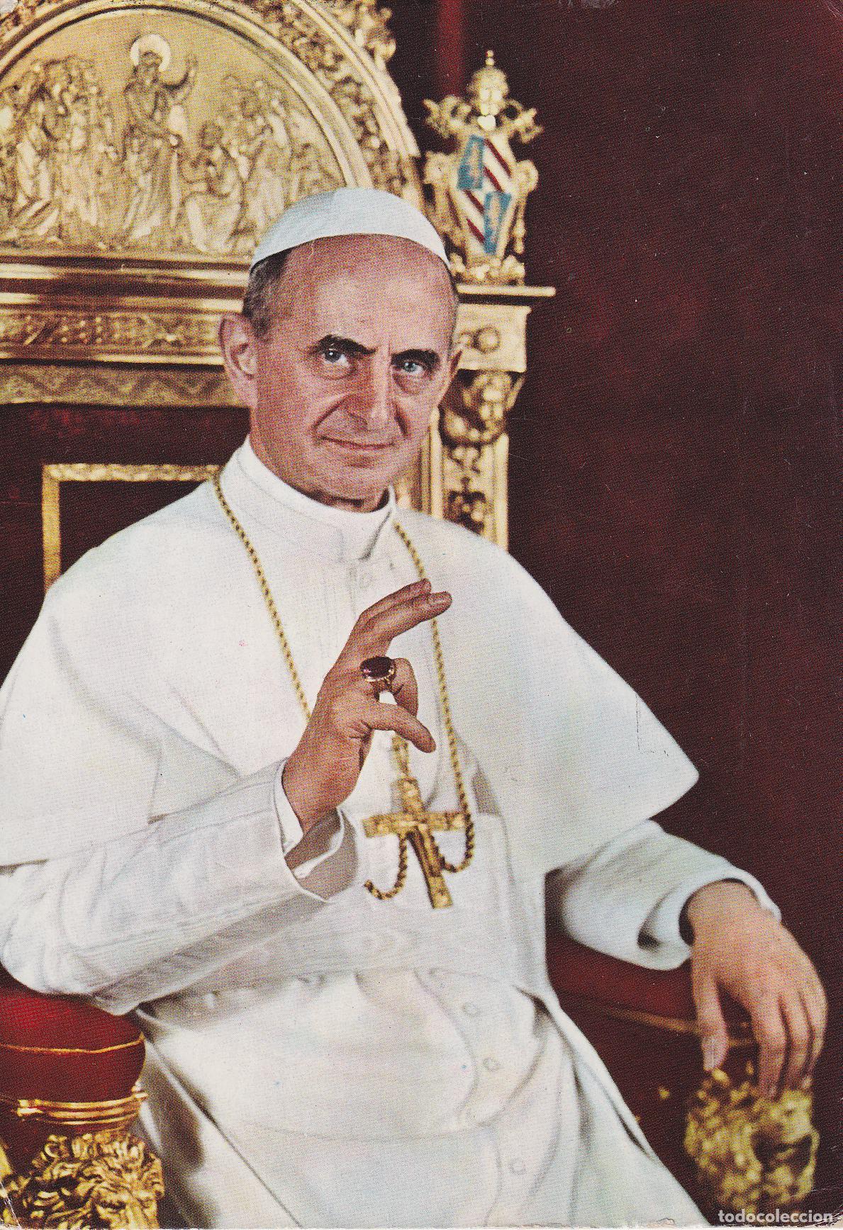 Postales: ITALIA, VATICANO, S.S. PAULUS P.P. VI - FOTOCOLOR KODAK - CIRCULADA