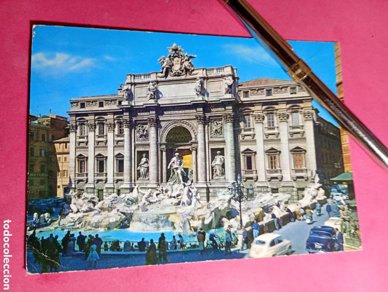 Postales: ROMA ''FONTANA DI TREVI'' ITALIA ITALY COLOR CIRCULADA detalles en fotos
