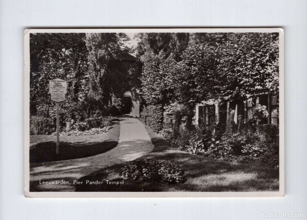 Postales: Leeuwarden Pier Pander Tempel (Holanda). Circulada en 1955