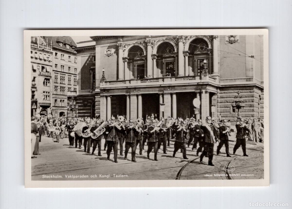 Postales: Stockholm Vaktparaden och Kungl. Teatern (Suecia)