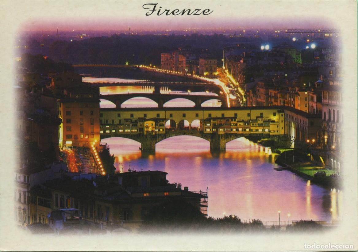 Postales: FLORENCIA. Italia. Vista general de noche. Sin circular. ED. BECOCCI EDITORE