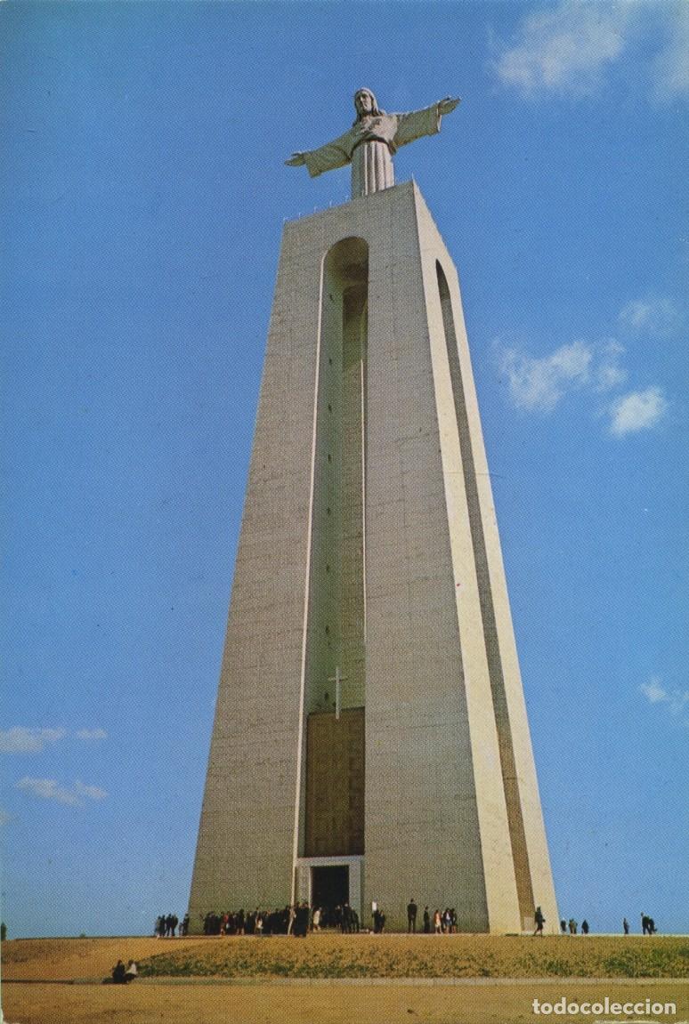 Postales: N&ordm; 72-Monumento a Cristo Rey. ALMADA. Portugal. Sin circular. EDI&Ccedil;AO A CORES