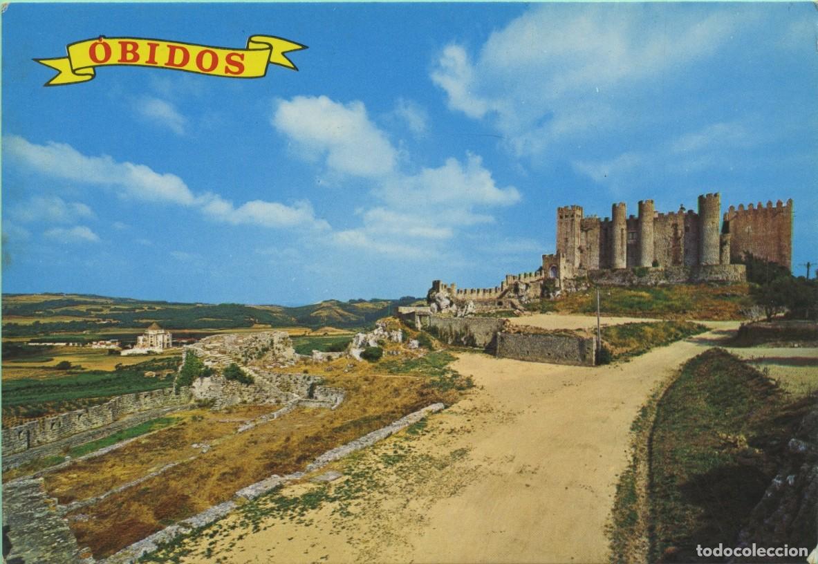 Postales: N&ordm; 2033-&Oacute;BIDOS. Portugal. Vista parcial do Castelo. Sin circular. ED. CENTRO DE CARIDADE NOSSA SENHO