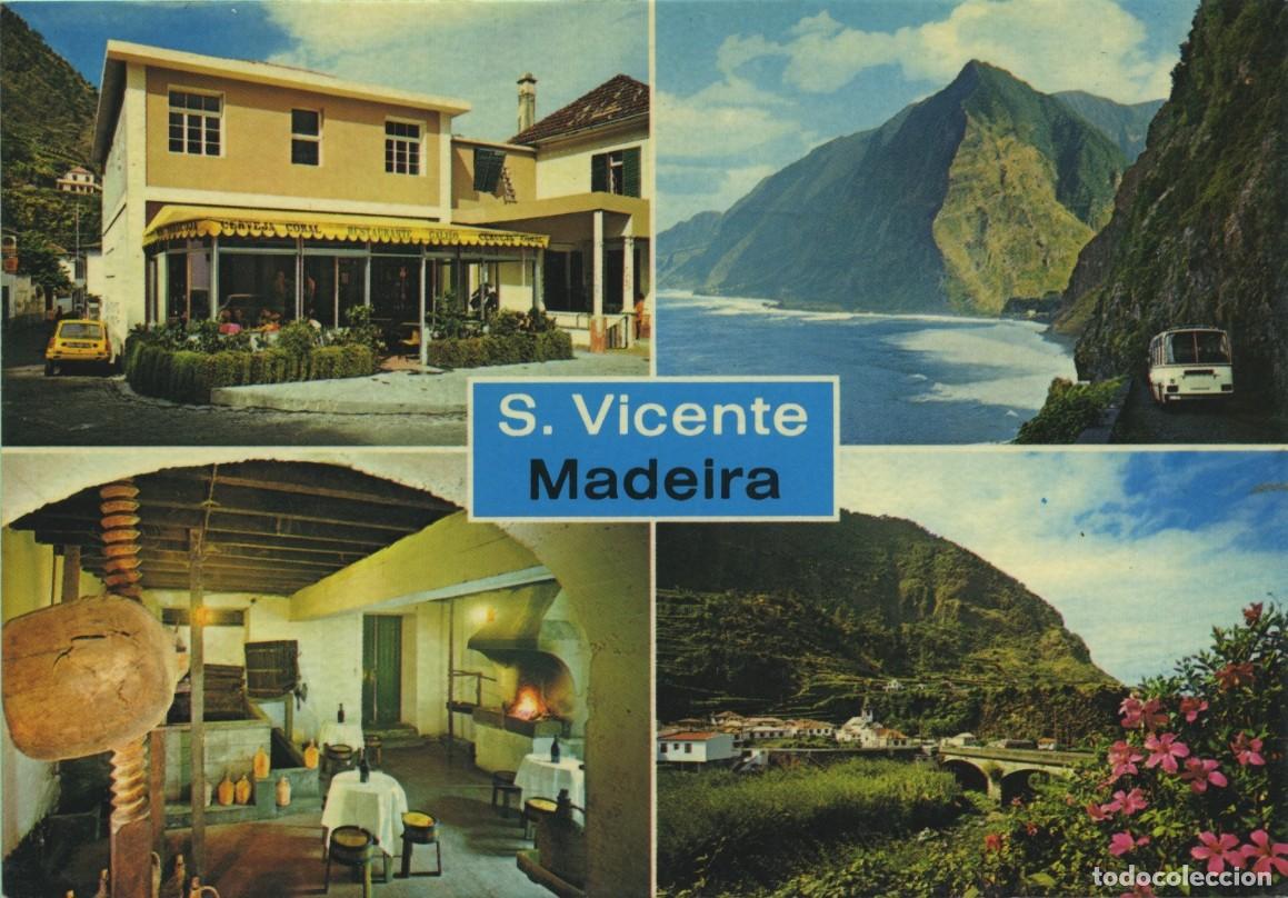 Postales: N&ordm; MD-222-S. VICENTE. Madeira. Restaurante Galeao. Sin circular. ED. HANS HUBER KG