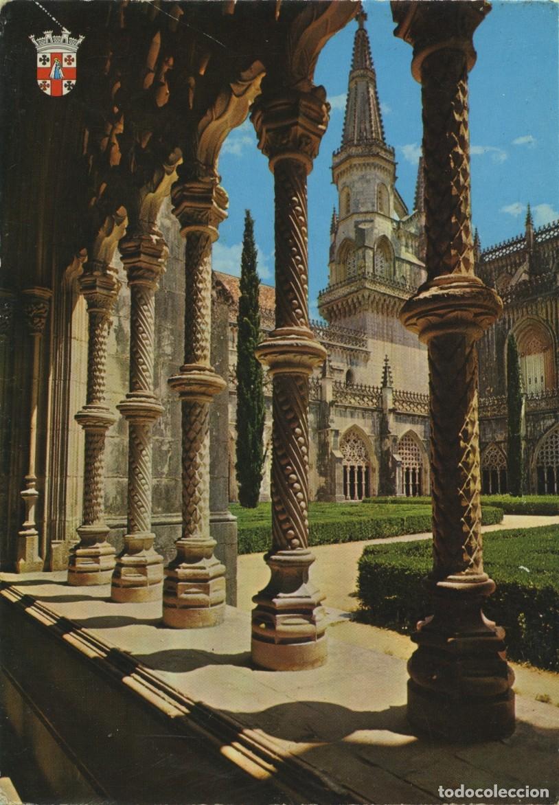 Postales: N&ordm; 296-BATALHA. Portugal. Mosteiro. Un aspecto do Claustro Real. Sin circular. ED. COLEC&Ccedil;AO D&Uacute;LIA