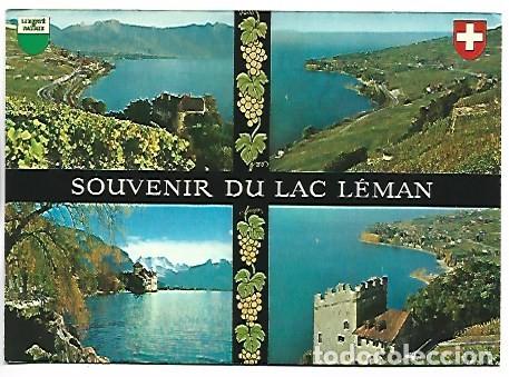 Postales: SOUVENIR DU LAC LEMAN.- SWITZERLAND - SUIZA