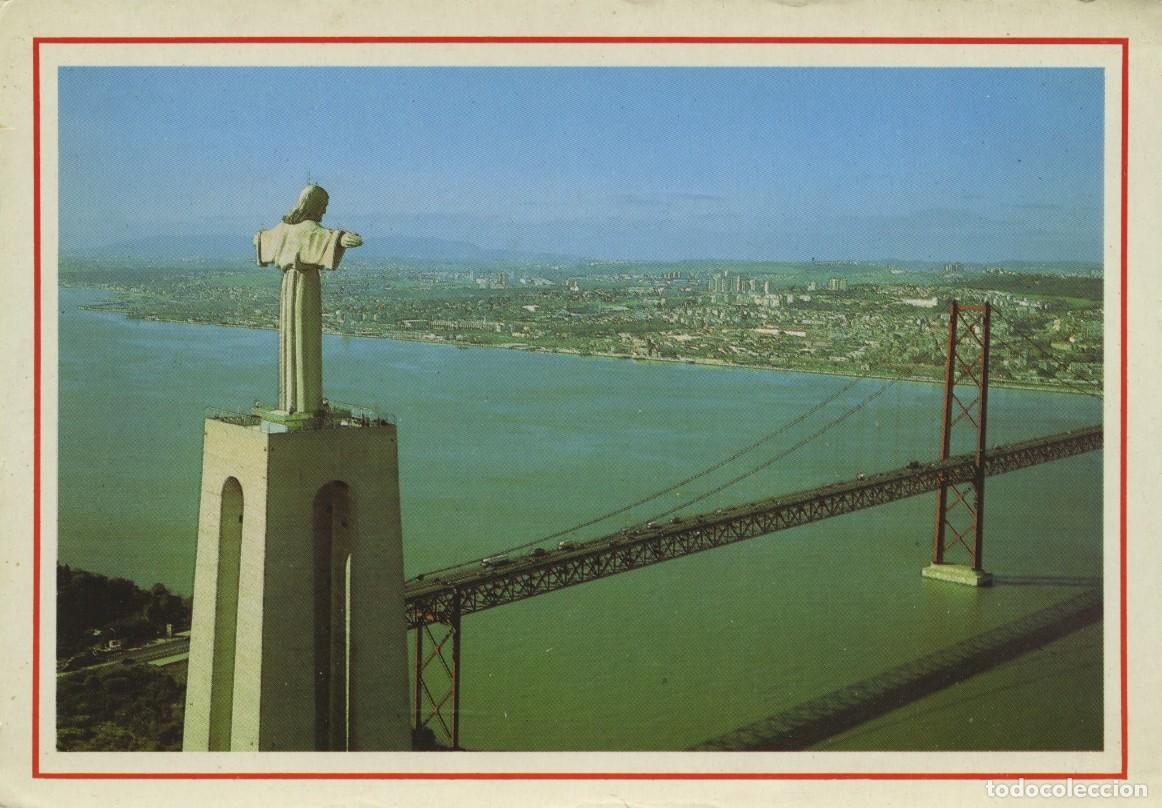 Postales: N&ordm; 2230-LISBOA. Portugal. Cristo Rey y Puente. Sin circular. ED. COLEC&Ccedil;AO D&Uacute;LIA