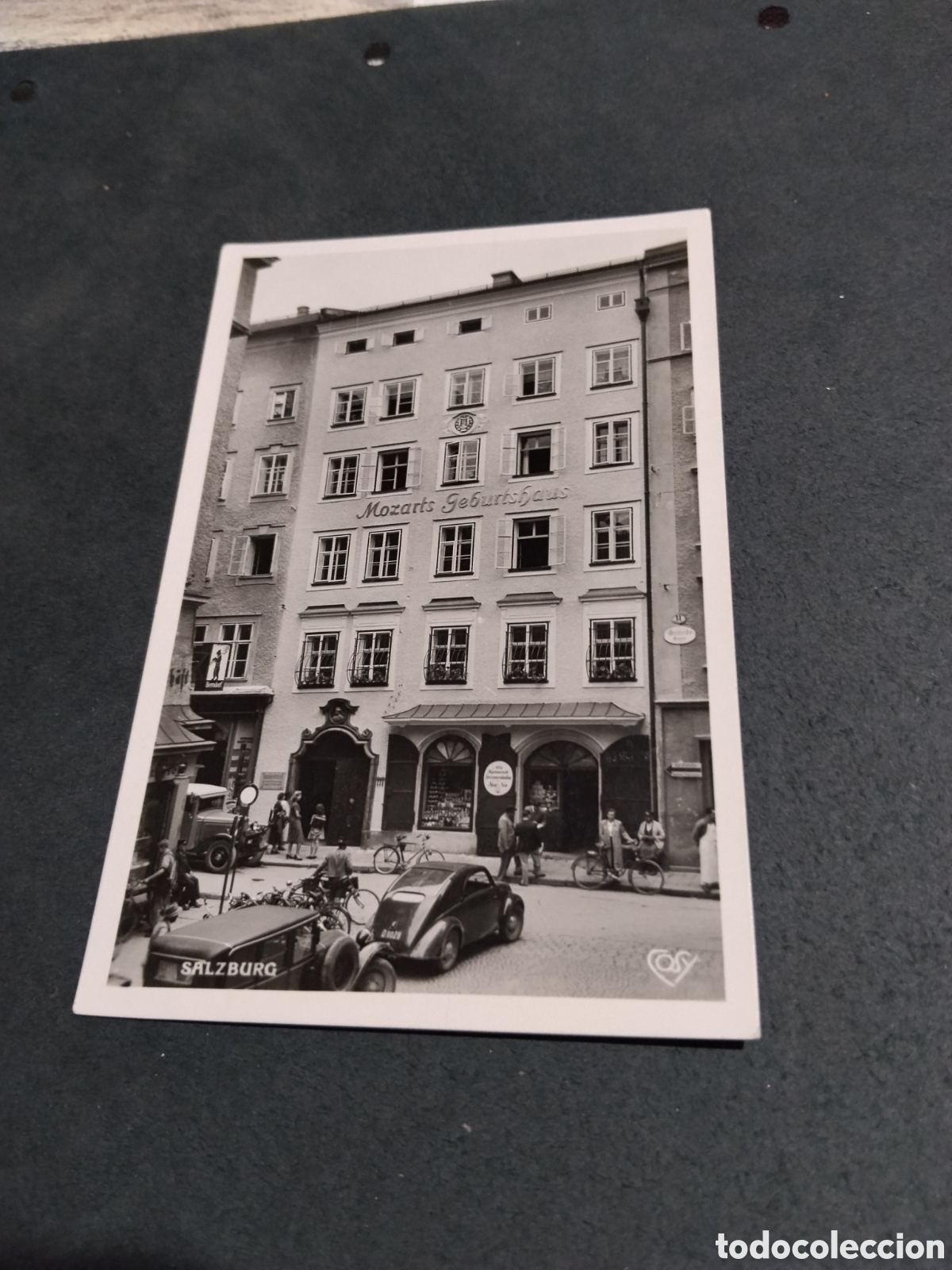 Postales: Postal antigua Salzburgo,Mozart 1949