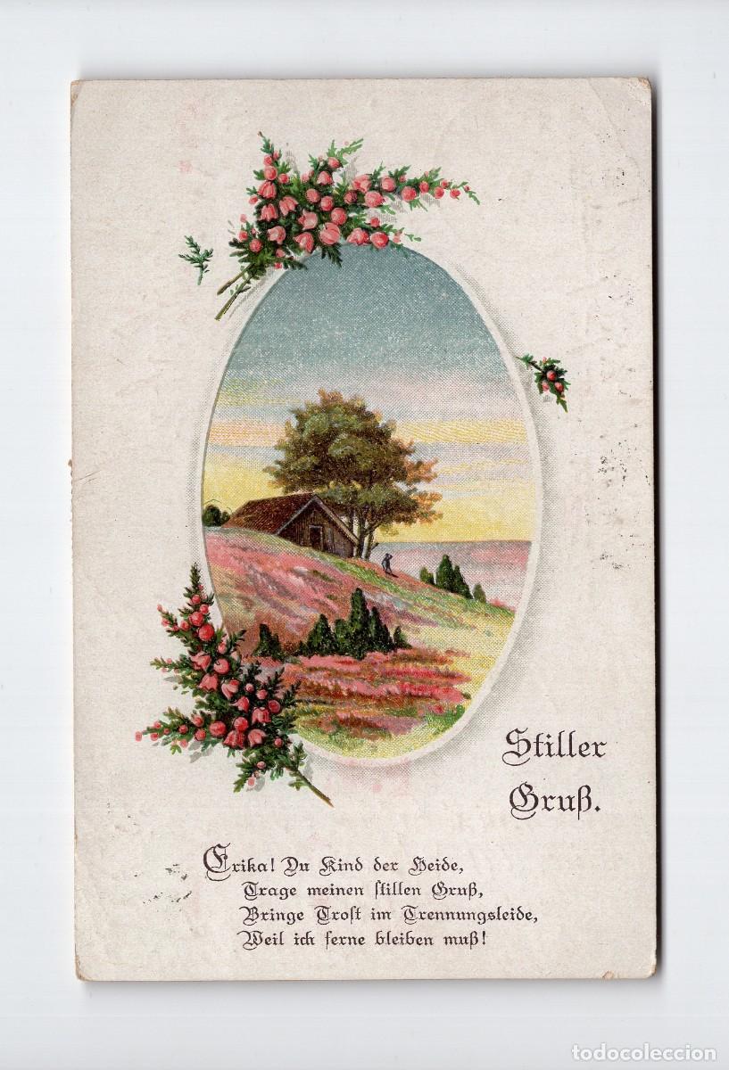 Postales: Postal de Alemania. Stiller Gru&szlig;. Circulada en 1924