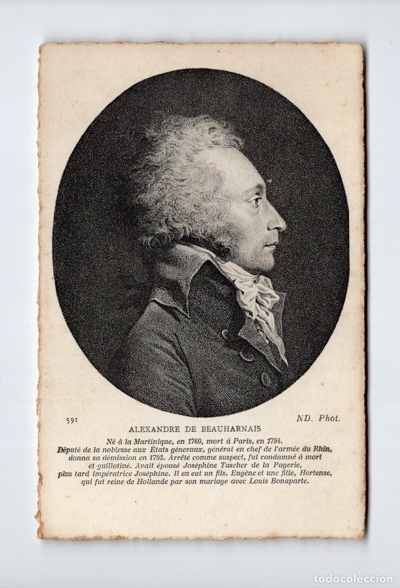 Postales: Postal de Francia. Alexandre de Beauharnais -Neurdein Fr&egrave;res / ND Phot, primera d&eacute;cada siglo XX-