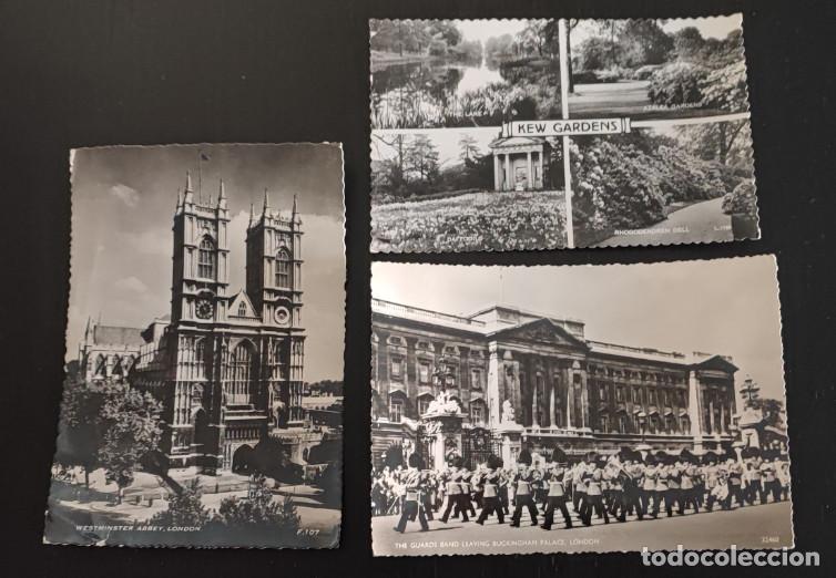 Postales: LOTE DE 3 POSTALES ANTIGUAS DE INGLATERRA