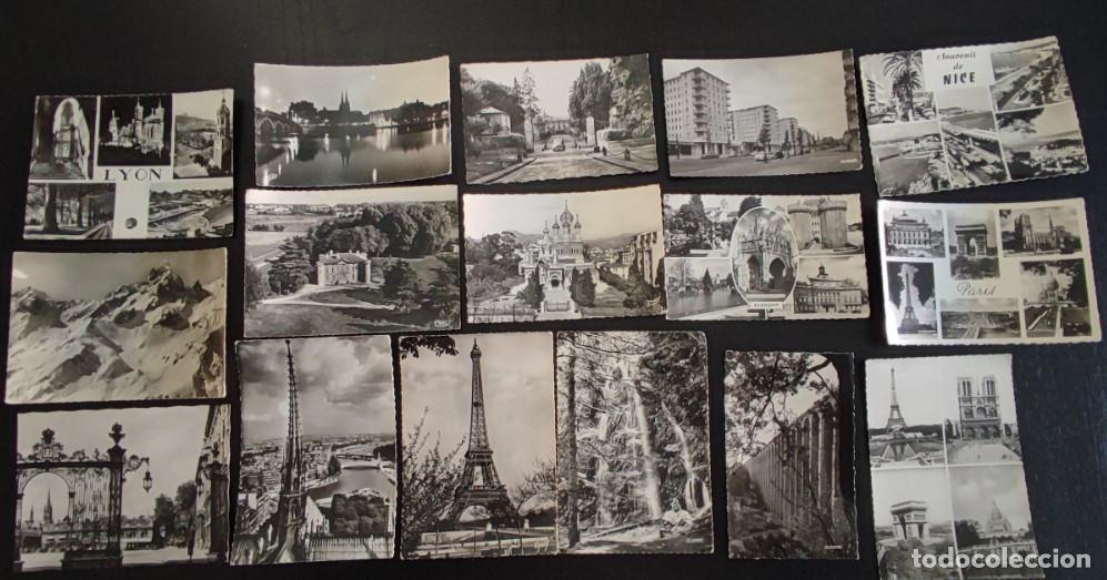 Postales: LOTE DE 16 POSTALES ANTIGUAS DE FRANCIA