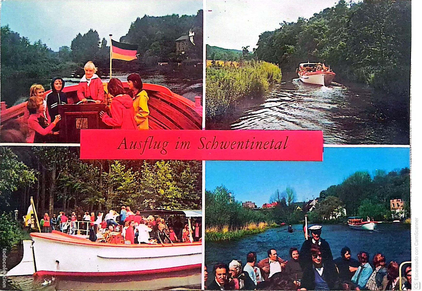 Postkarten: Schewentinetal(Alemania). Valle del r&iacute;o Schwentine es un sitio ideal para una excursi&oacute;n de un d&iacute;a, n