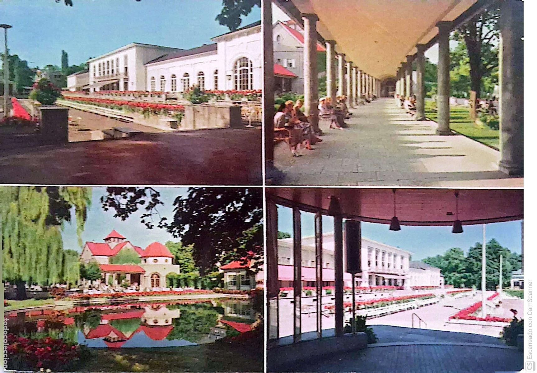 Postkarten: Bad Nauheim (Alemania). Encantadora y elegante ciudad balneario, famosa por sus manantiales termales