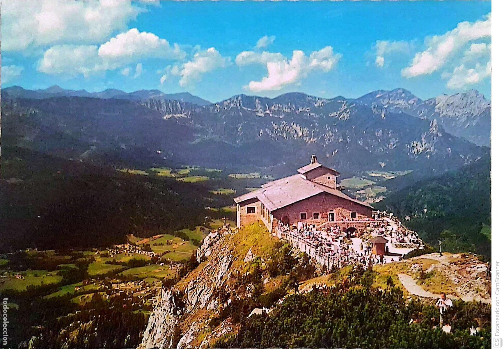 Postkarten: Kehlsteinhaus (Alemania) Conocido como Nido del &Aacute;guila, es un hist&oacute;rico edificio de la &eacute;poca naciona