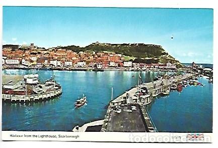 Postales: HARBOUR FROM THE LIGHTHOUSE.- SCARBOROUGH, NORTH YORKSHIRE / INGLATERRA