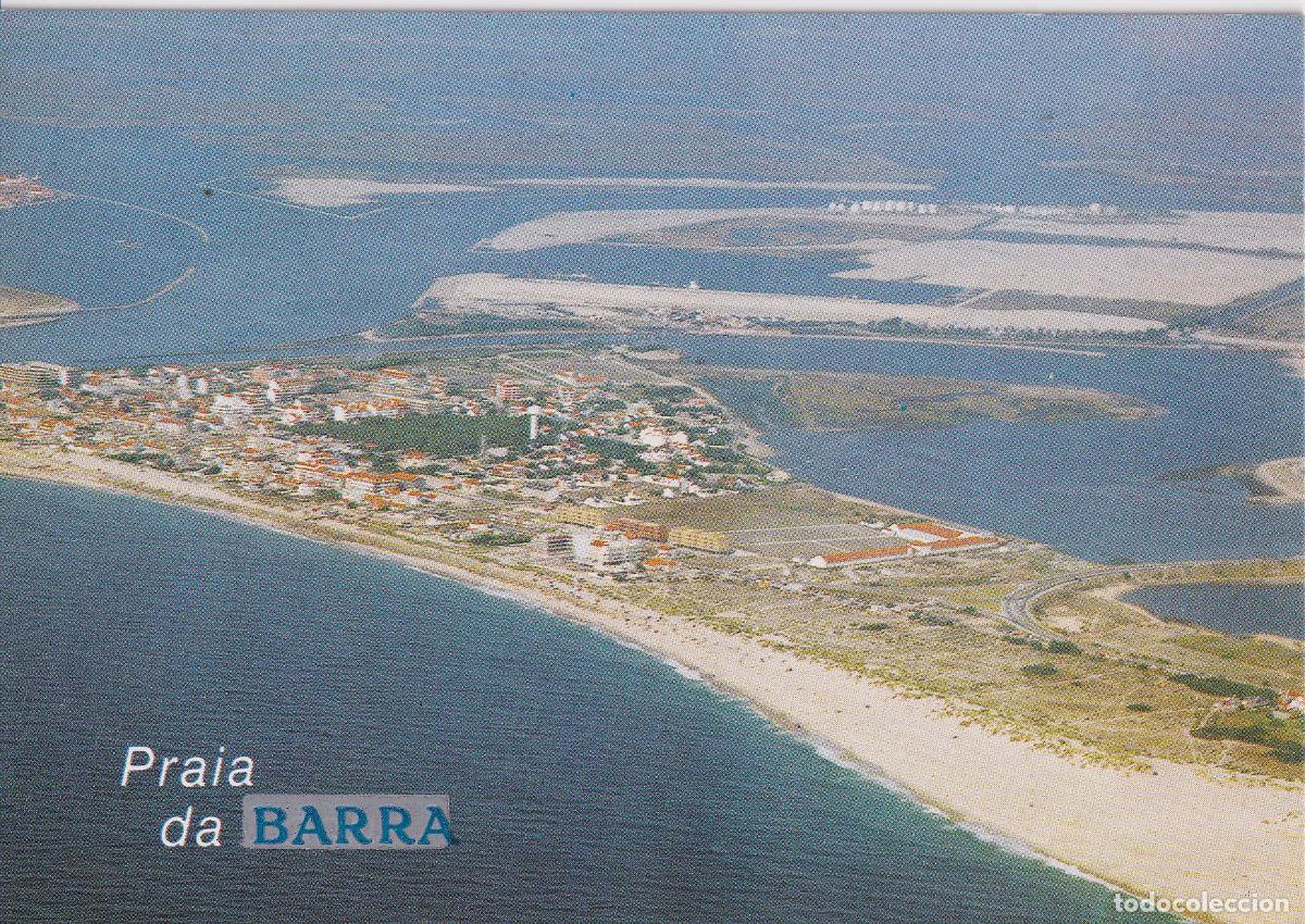 Postales: AVEIRO (PORTUGAL) VISTA A&Eacute;REA DE PRAIA DA BARRA &ndash; ANCORA 2522 &ndash; S/C