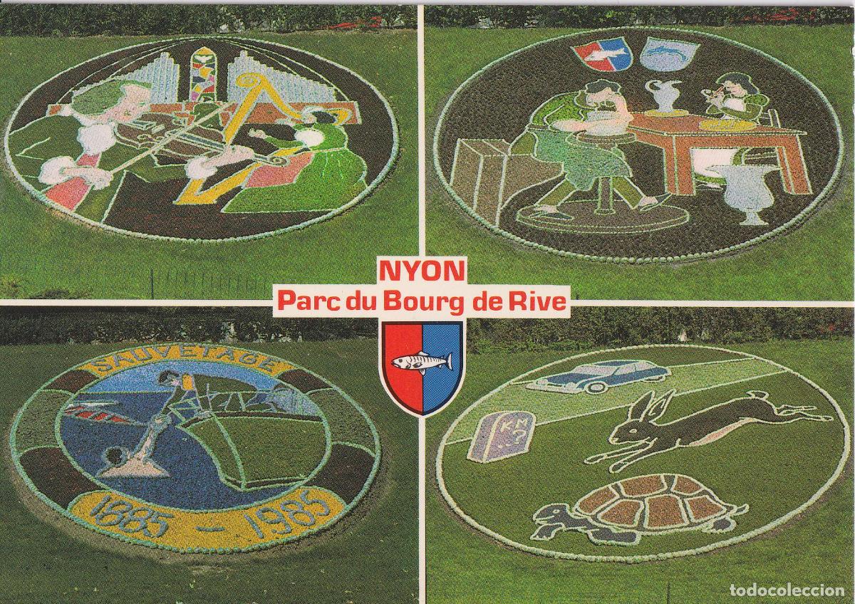 Postales: NYON (SUIZA) EL PARC DU BOURG-DE-RIVE &ndash; EDITEUR FRANCIS JAEGER &ndash; S/C