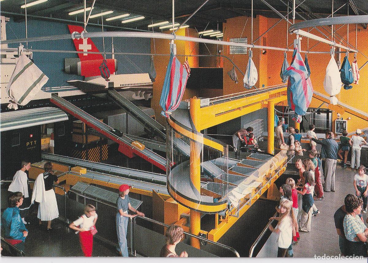 Postales: SUIZA, LUCERNA, OFICINA DE CORREOS, DEMOSTRACI&Oacute;N DE TRANSPORTE Y CLASIFICACI&Oacute;N - S/C