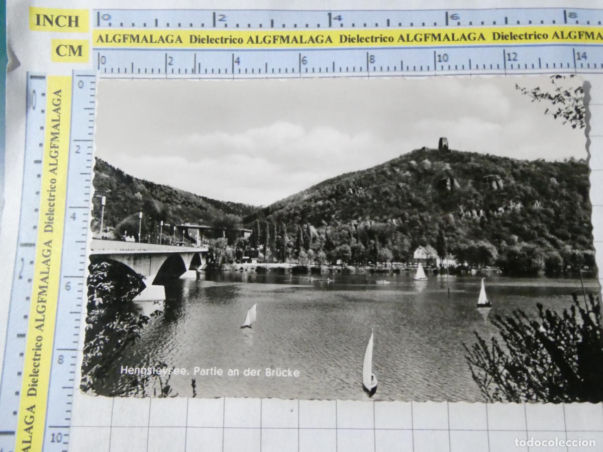 Postales: ANTIGUA POSTAL DE ALEMANIA. HENGSTEYSEE PARTIE AN DER BR&Uuml;CKE. 492