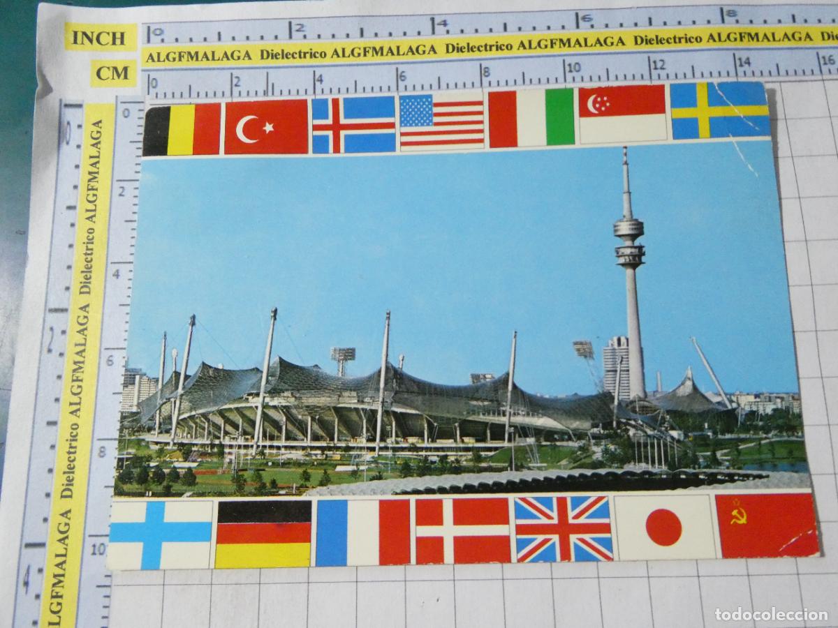 Postales: POSTAL DE ALEMANIA. MUNICH ESTADIO CAMPO DE F&Uacute;TBOL OLYMPIA STADION. 499