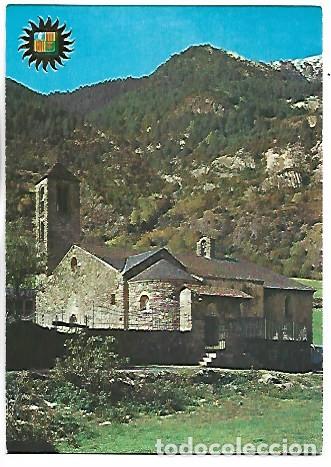 Postales: ESGLESIA ROMANICA - EGLISE ROMANE.- LA CORTINADA, ORDINO / ANDORRA