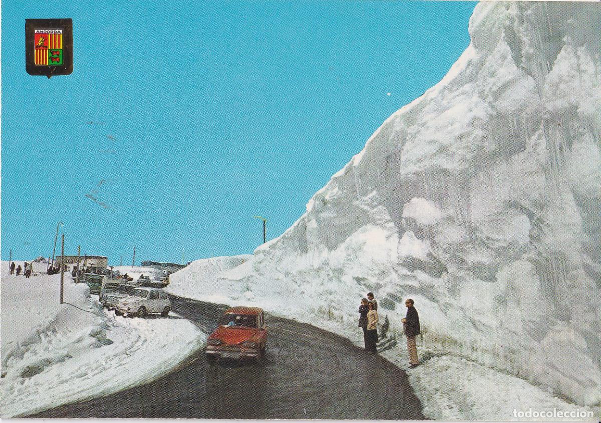 Postales: ANDORRA, PORT D'ENVALIRA, ALT(2.476m.) - ESCUDO DE ORO N&ordm;5766 - S/C